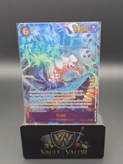 One Piece Enel OP15-118 SEC Parallel Alt Art Adventure on Kami's Island NM ENG - Image 1