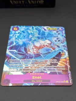 One Piece Enel OP15-118 SEC Parallel Alt Art Adventure on Kami's Island NM ENG - Image 4