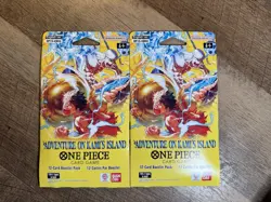 One Piece Booster Pack Lot x2 OP15 EB04 Adventure On Kami’s Island Sealed - Image 1