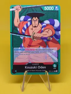 One Piece TCG - Kouzuki Oden - OP01-031 - Leader - Image 1