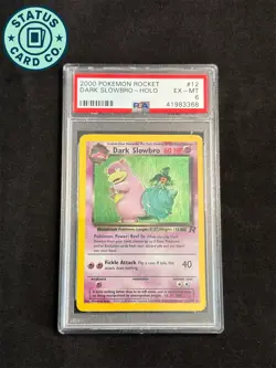 Pokemon TCG Team Rocket Dark Slowbro Holo Rare 12/82 PSA 6 TCG CARD *See Photos - Image 1