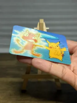 Pokemon Pikachu & Meowth Lenticular Viz Video Promo 3D Card - PIKA-0032D/DVD VHS - Image 4