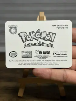 Pokemon Pikachu & Meowth Lenticular Viz Video Promo 3D Card - PIKA-0032D/DVD VHS - Image 5