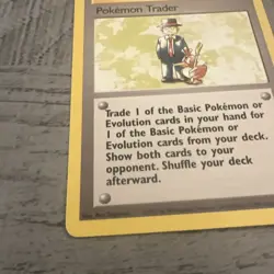 Pokemon Trader 77/102 Rare Base Set Pokemon Card LP+. SHARP CARD. SEE PICS LP+ - Image 2