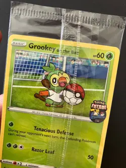 Grookey On The Ball 003/005 Futsal Pokemon Card PROMO UK Exclusive NEW SEALED - Image 3