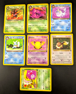 Pokemon Team Rocket Lot of 14 Cards-All NM & Non-Holo, 7 Cards are 1st Editions - Image 1