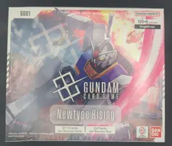 Gundam Card Game: Newtype Rising Booster Box (GD01) English Sealed - Image 1