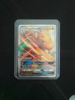 Pokemon TCG Dragonite GX Holo Ultra Rare Card Unified Minds 152/236 *MINT - Image 1