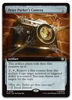 Peter Parker's Camera (Extended Art) #280 (NM) Spider-Man SPM Magic MTG - Image 1