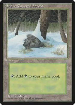 Pick Your Ice Age Snow-Covered Basic Land MtG Magic the Gathering - Image 5