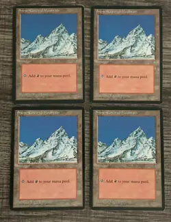Choose your Snow Covered Land Magic the Gathering Coldsnap Ice Age MtG - Image 1