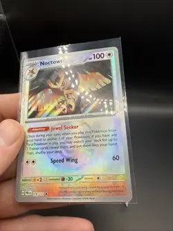 MasterBall Pokemon Noctowl 078/131 Sv: Prismatic Evolutions Rare Master Ball - Image 1