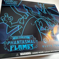 Phantasmal Flames Pokemon Center Elite Trainer Box ETB / Factory Sealed - Image 3