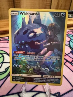Pokemon Wishiwashi 240/236 Sm-Cosmic Eclipse Secret Rare Holo Basic HP180 Hydro… - Image 1
