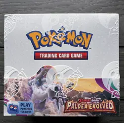 Pokemon Scarlett and Violet Paldea Evolved Booster Box Factory Sealed New - Image 1