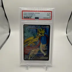 Pokemon SV Journey Together Hop's Zacian EX #176/159 PSA 9 - Image 1