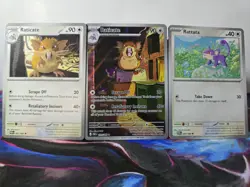 Pokemon TCG POR 2026 Regular Holo Creature Lot Raticate, Rattata English - Image 1