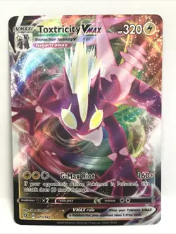 POKEMON REBEL CLASH TOXTRICITY VMAX 71/192 SWSH - Image 1