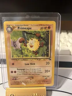 Pokemon Primeape Promo Regular 18/18 Southern Islands 60 HP -DMG - Image 1
