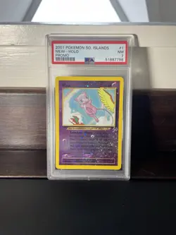 2001 Pokemon Southern Islands Mew - Holo - PSA 7 - Image 1