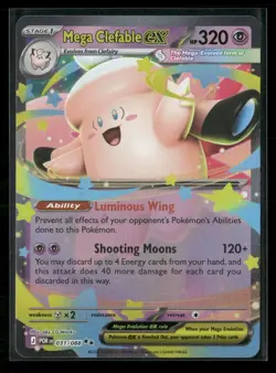 Pokemon TCG Perfect Order Mega Clefable EX 031/088 NM - Image 1