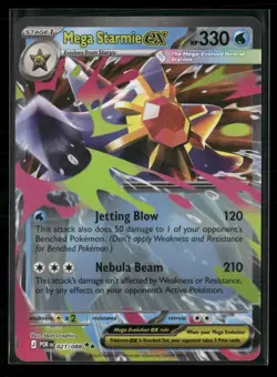 Pokemon TCG Perfect Order Mega Starmie EX 021/088 NM - Image 1