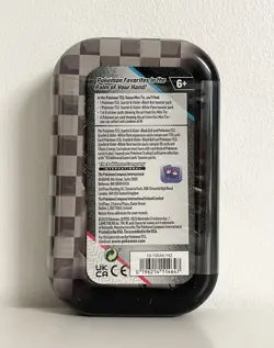 Pokemon TCG Black Bolt White Flare 10.5 Mini Tin Volcarona/Emolga New Sealed - Image 2