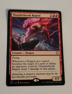 MtG Thunderbreak Regent (AFC-147) Rare English MINT - Image 1