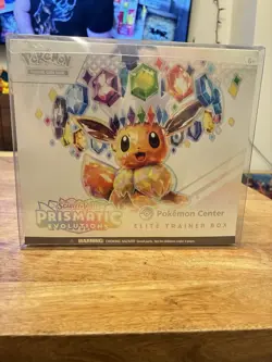 Prismatic Evolutions Pokemon Center Elite Trainer Box PC ETB - Sealed w/ Case - Image 1
