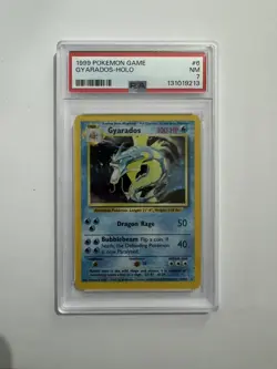 Pokemon TCG - Gyarados - 6/102 - Base Set Unlimited Holo Rare WOTC - PSA 7 - Image 1