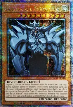 Obelisk the Tormentor RA04-EN116 Quarter Century Rare 1st Edition Yugioh - Image 1