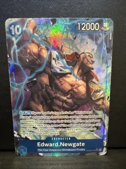 Edward Newgate OP08-043 SR Alternate Art Two Legends One Piece NM - Image 1