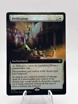 Deification 0151 Extended Art Foil MOM: The Aftermath MAT MTG NM - Image 1