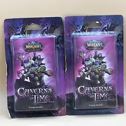 World of Warcraft WoW TCG Caverns of Time Treasure Pack 2 Packs “Brand New” - Image 1