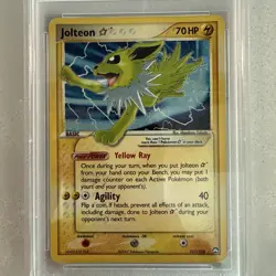 Jolteon Gold Star 2007 Pokemon EX Power Keepers #101 Holo PSA 3 Ultra Rare - Image 3