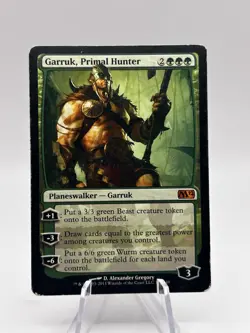 Garruk, Primal Hunter 174/249 Core Set 2012 M12 MTG MP - Image 1