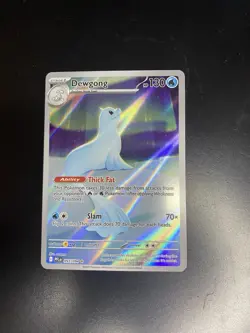 Pokemon TCG Phantasmal Flames Dewgong 097/094 Illustration Rare Card Near Mint - Image 1