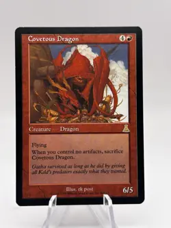 Covetous Dragon 80/143 Urza's Destiny MTG LP - Image 1