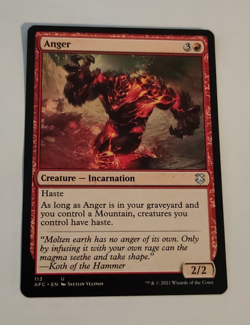 MtG Anger (AFC-113) Uncommon English MINT - Image 1