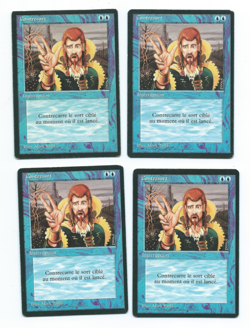 Magic MTG 4x Counterspell FBB French Black Border Playset www_MoxBeta_com #3 - Image 1