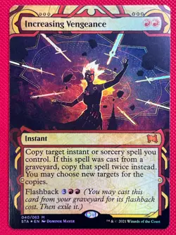 MTG Foil 1X Increasing Vengeance X1 (#40) Strixhaven Mystical Archive Magic -NM+ - Image 1