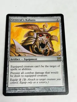General's Kabuto - (Champions of Kamigawa, Rare, English) MTG COK NM - Image 2