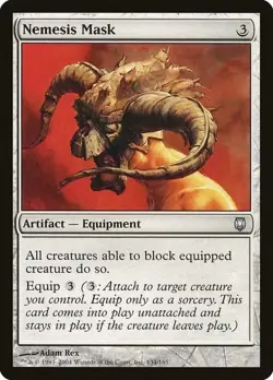 MTG NM English Nemesis Mask [Darksteel] Near Mint - Image 1