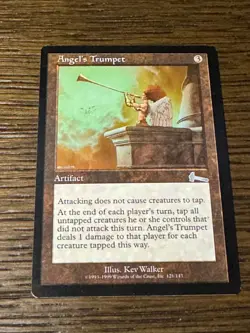 Angel's Trumpet Urza's Legacy NM Artifact Uncommon MAGIC MTG CARD - Image 1
