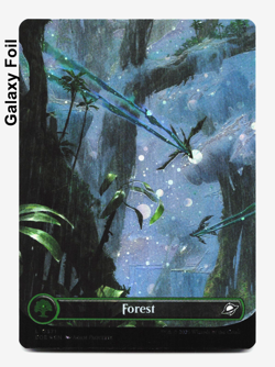 Forest (371) (Borderless) - GALAXY FOIL - [Edge of Eternities] MTG 🌳 - Image 1