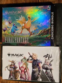 MTG Final Fantasy Chocobo Bundle & Play Booster Box Combo lot of 2 - Image 1