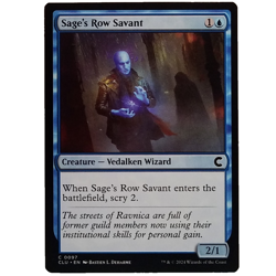 x4 Sage's Row Savant CLU MTG M/NM Playset Common Blue Creature Vedalken Wizard - Image 1