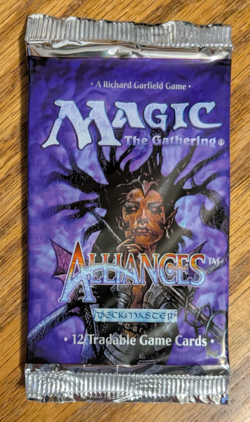 MTG - Alliances Booster Pack - Magic the Gathering Factory Sealed 1996 - Image 1