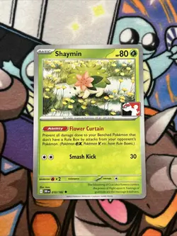 Shaymin 010/182 Play! Pokemon Prize Pack Series 8 Stamped Non-Holo NM - Image 1