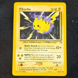 Pokemon Pikachu 70/111 Neo Genesis Common Basic Regular Unlimited 2000 Card - Image 1
